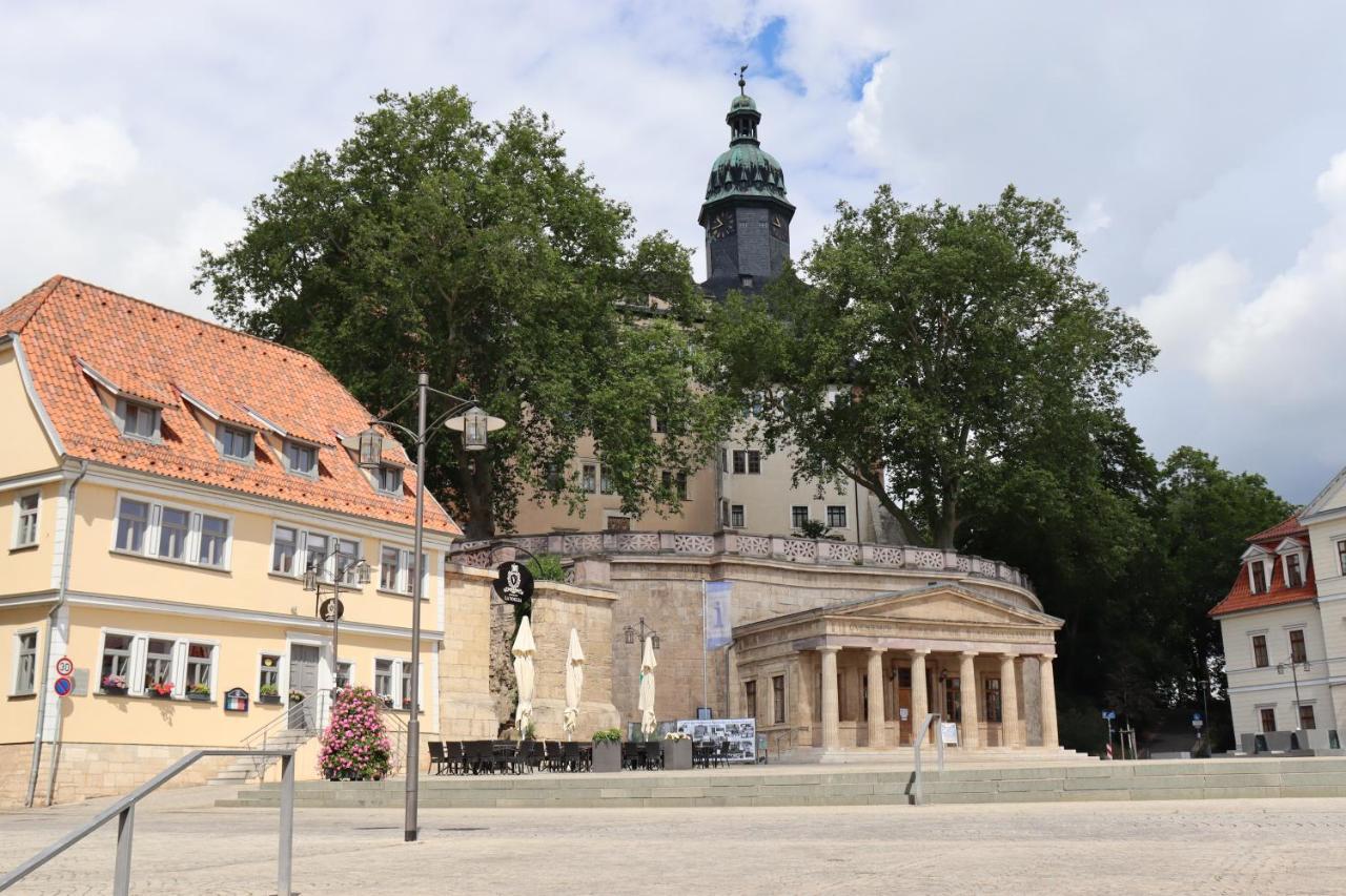 Апартаменти Wohnen Am Schloss, Schlossblick Зондерсгаузен Екстер'єр фото